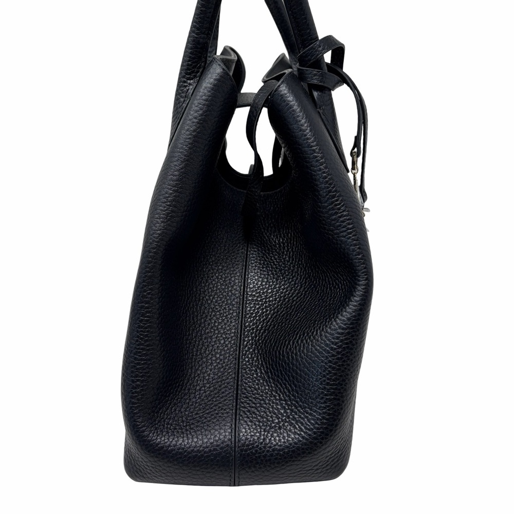 Aspinal Large Paris Black Pebble Bag, NWT - Picture 4 of 16